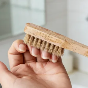 boar bristle nail brush, nail brush, nail cleaning brush, nail scrub brush