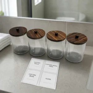 bathroom jar, bathroom storage jars