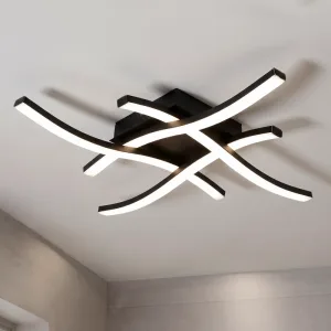 Moderne vlak gemonteerde kroonluchter LED-plafondlampen