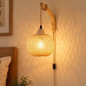 plug in wall lamp sconce